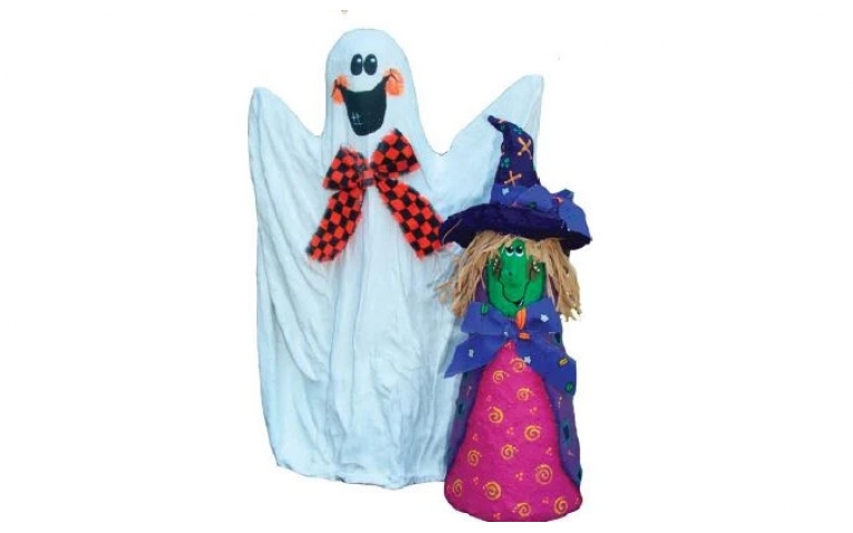 Rigid Wrap and Celluclay Halloween Craft Project ~ Designed by Carolyn Stearns